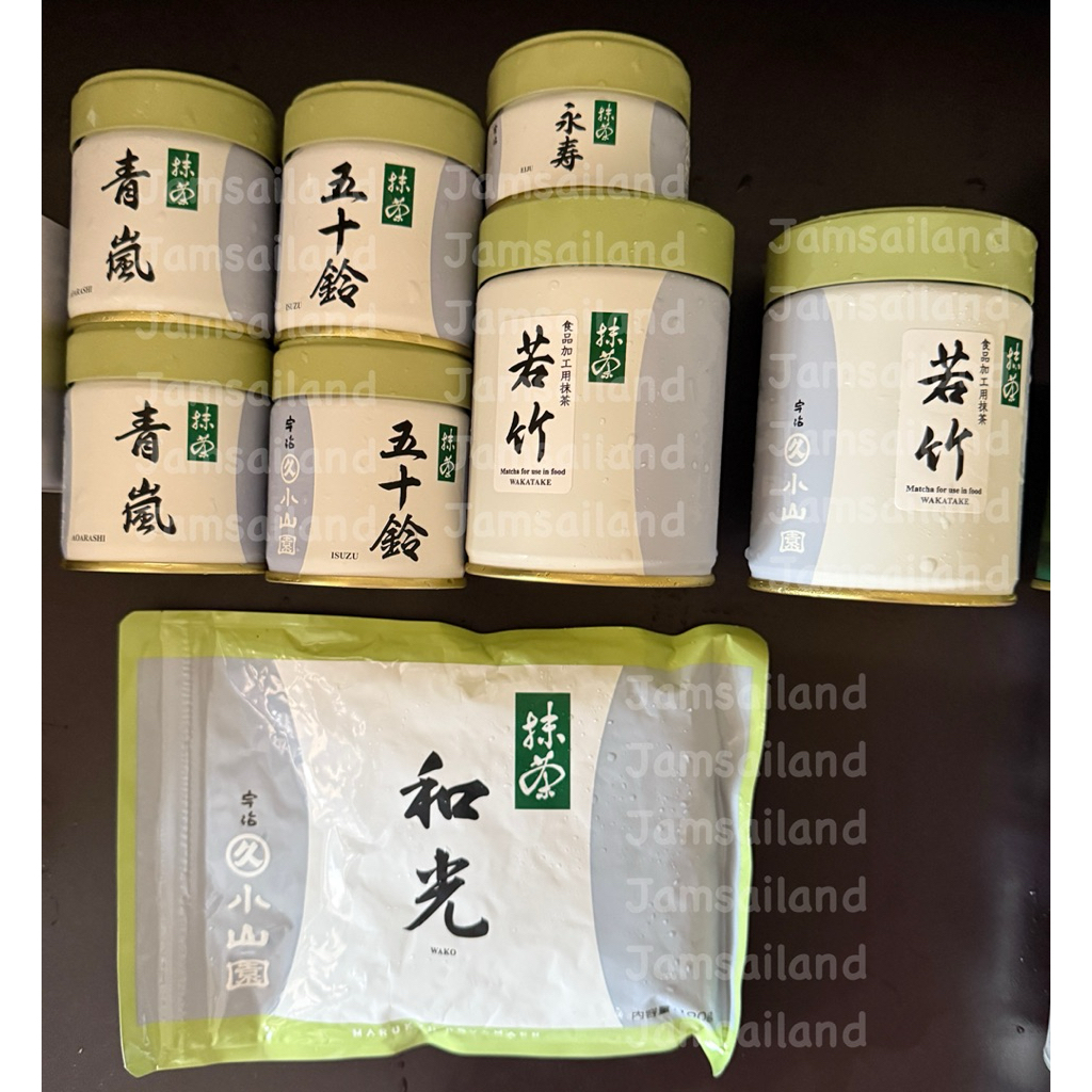 (พร้อมส่ง) Marukyu koyamaen มารุคิว ผงมัทฉะ wako yugen aoarashi Isuzu chigino 40g can