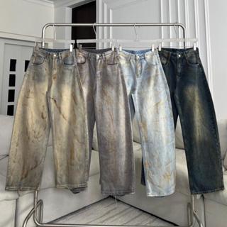 PTJ30290 Sahara Muddy กางเกงยีนส์ PROMTHONG ทรง Barrel ดีเทล…