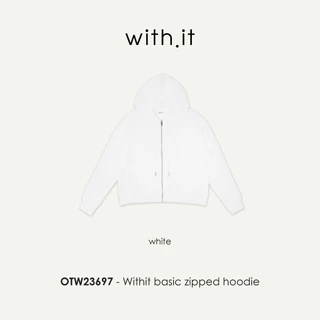 Withit basic zipped hoodie เสื้อฮู้ดดี้ - OTW23697
