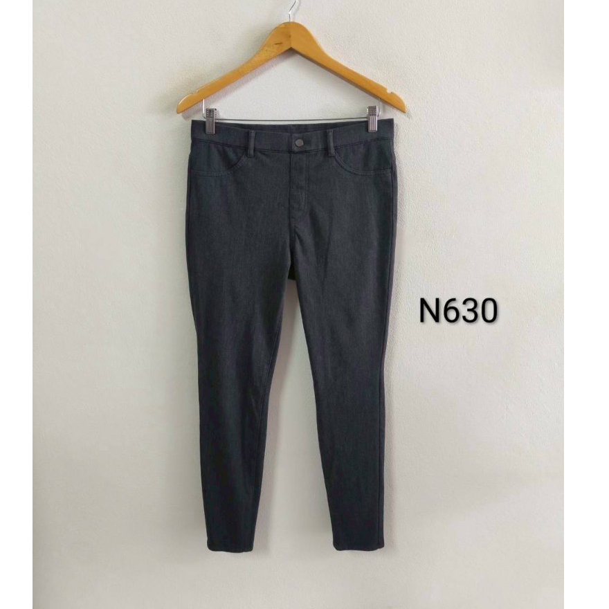 XL(ญ)Heattech (N630) กางเกงยีนส์ แบรนด์ uniqlo ยูนิโคล่ ผ้ายีนส์ยืด skinny