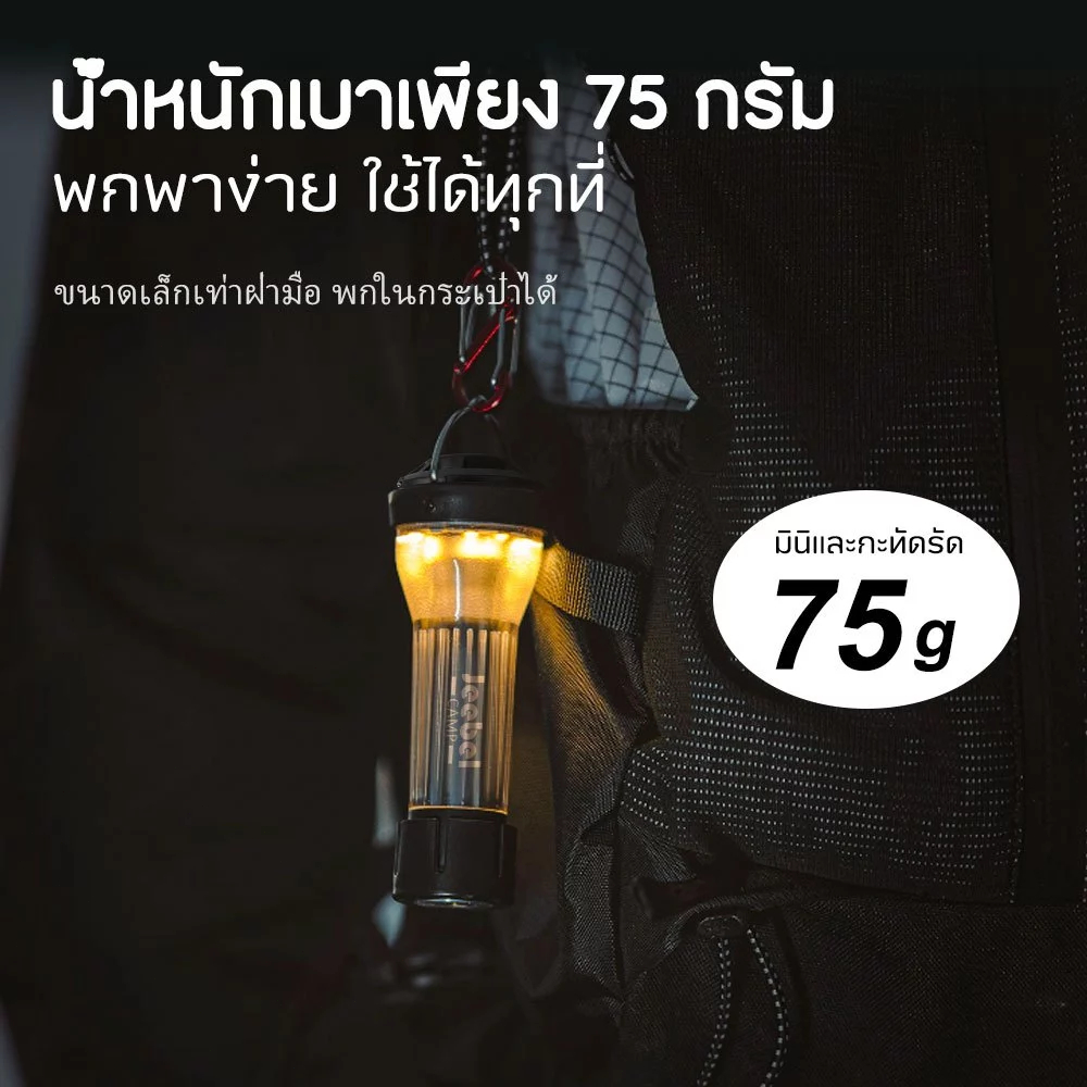 ไฟฉายแคมป์ปิ้ง 2200mAh + ขาตั้งกล้อง + อุปกรณ์เสริม พร้อมส่งจากไทย Goal ZERO Lighthouse