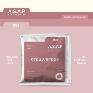 Asap X The Baristro - Cold Brew Bag Special