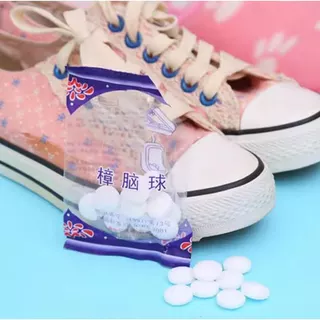 ลูกเหม็นในครัวเรือน Camphor ball ดับกลิ่นในโถปัสสาวะใช้ดับกลิ่นป้องกันแมลง ลูกเหม็น ไล่ยุง ลูกเหม็นไล่หนู ไล่แมลงสาบ