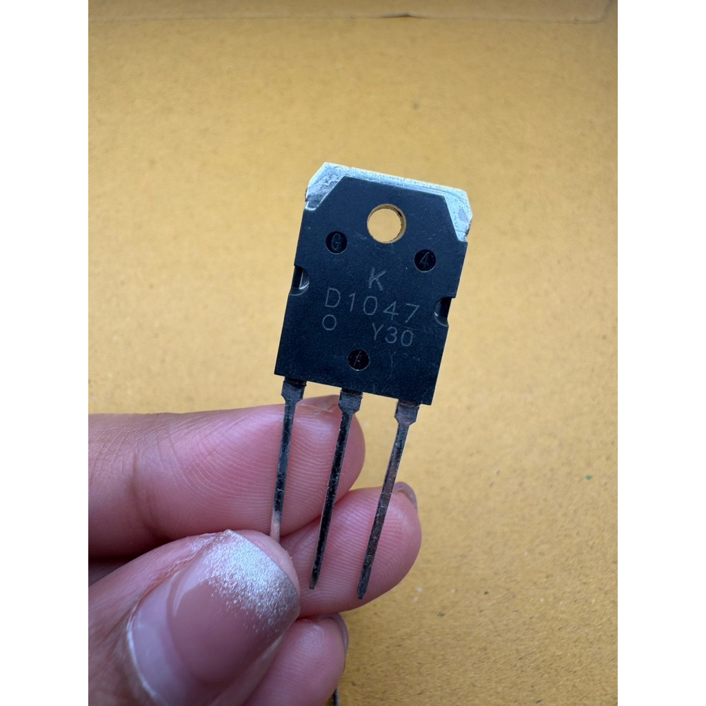 2SD1047 D1047 B817 Transistor ทรานซิสเตอร์ขยาย ยี่ห้อ KEC 12A 200V 100W ของแท้ราคาต่อตัว
