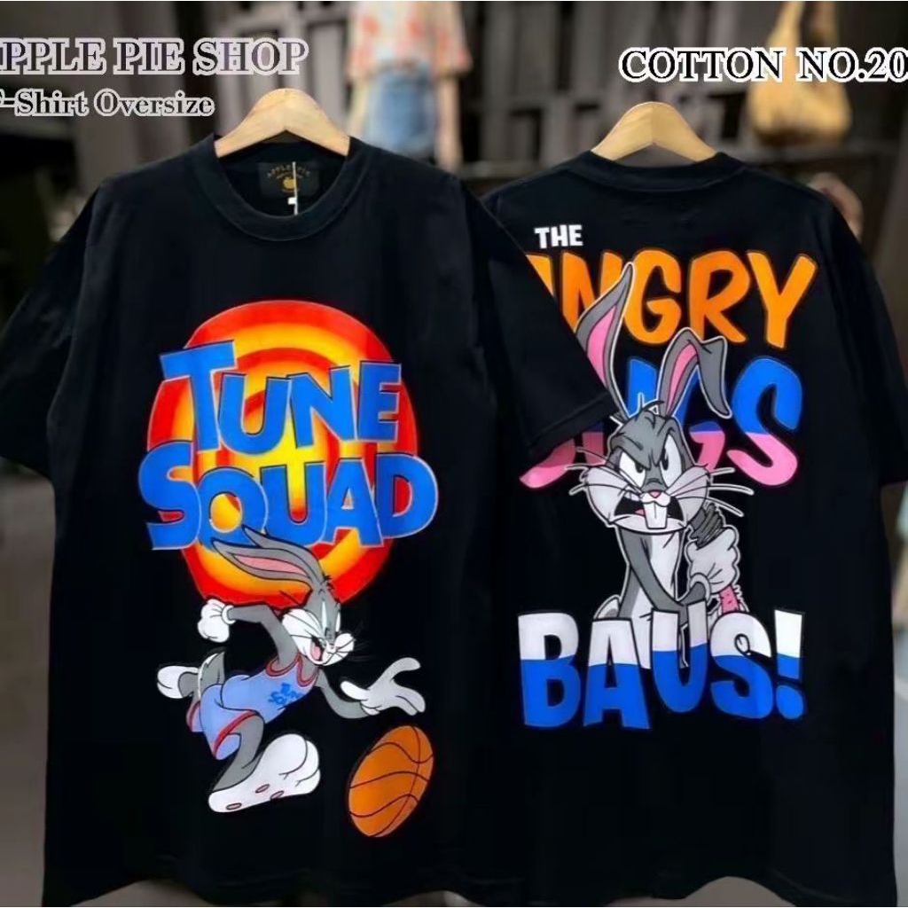 (L) เสื้อยืด Tune Squad ผ้า Cotton งาน Apple Pie