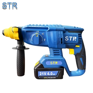 STR สว่านโรตารี่+เจียร์ไร้สาย เซ็ตคู่ 2IN1 ST-750/ST-740 สินค้าตามภาพ