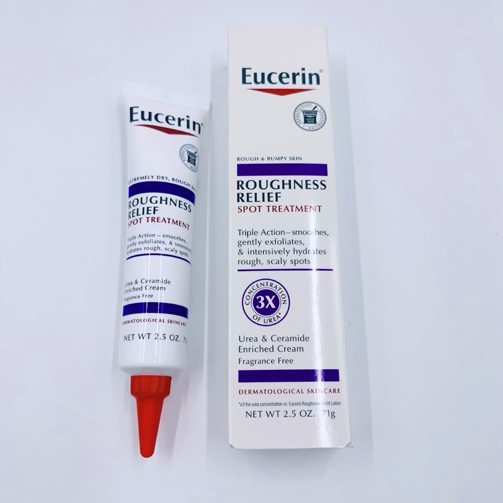 ครีมทาผิว Eucerin Roughness Relief Spot Treatment, Fragrance Free 71g ครีมทาผิว สำหรับผิวแห้ง หยาบกร