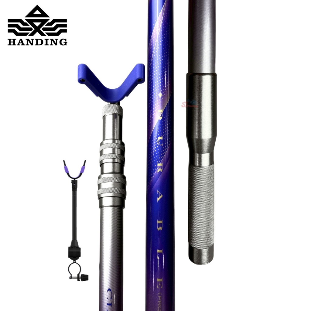 เลาวางคัน - ด้ามสวิง Handing Durable วัสดุคาร์บอนไฟเบอร์คอมโพสิตเสริมแรง 24T