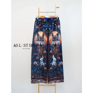 กางเกงขายาวผ้าไหมอิตาลี XXL ทรงกระบอก ลายอัพเดทใหม่ทุกสัปดาห์