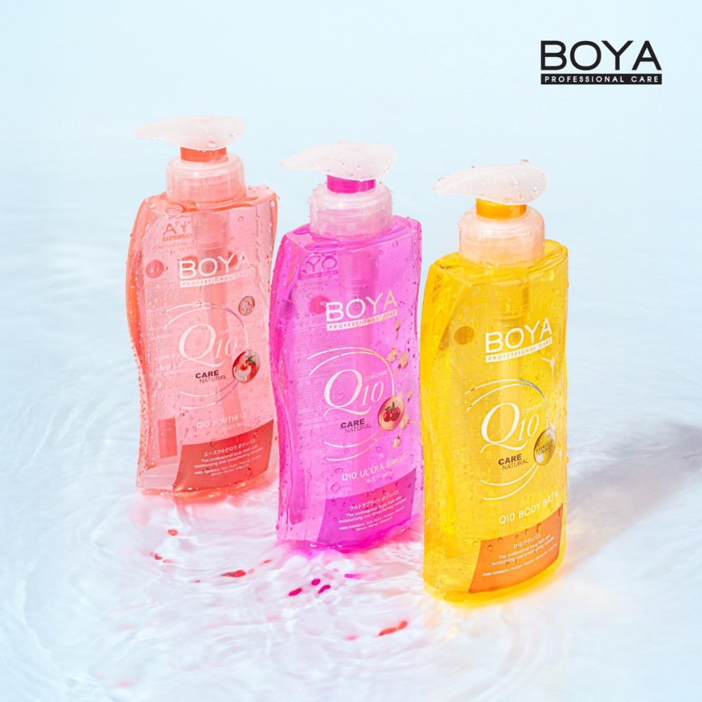 ครีมอาบน้ำ BOYA  Q10 BODY BATH 800ML