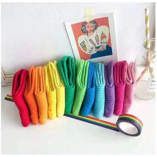 KC198 ถุงเท้าเด็ก 1-12 ขวบ 12 สี สดใส แฟชั่นเด็ก สินค้าพร้อมส่งในไทย
