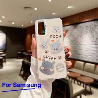ใช้สำหรับ เคส samsung หมีน้อยน่ารัก A55 A54 A53 A52S A52 A51 A50 A30S A50S A34 A15 A14 A04S/A13S A12 M12 A05S A05