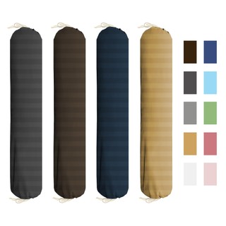 ปลอกหมอน satin 110*22ซม ปลอกหมอนข้าง ปลอกหมอนยาว ปลอกหมอนข้างใหญ่ ป้องกันไรฝุ่น นุ่มหนุนสบาย