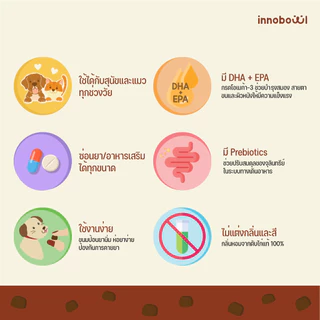 Innobowl: Pill Pouch ขนมป้อนยาสำหรับสุนัขและแมวทุกช่วงวัย