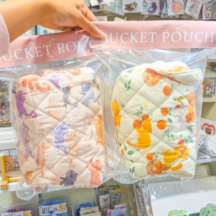 💐มีลายใหม่นะ💐Bucket Bag กระเป๋าถัง ลายดอกไม้💐น่ารักมาก กระเป๋าใบใหญ่ จุของได้เยอะ [Twenty.two.april]