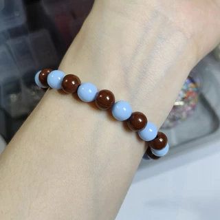 ⭐กำไลลูกปัดพลาสติก สร้อยข้อมือลูกปัด Handmade💕
