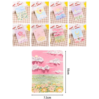 (แบบ P5) การ์ดอวยพน เพ้นท์วิวลายสวย การ์ดสำหรับร้านเค้กร้านดอกไม้ การ์ดอวยพรราคาถูก การ์ดอวยพรลายถุงของขวัญ