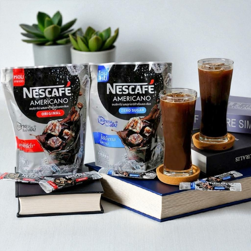 เนสกาแฟ   อเมริกาโน่ สูตรแคลต่ำและไม่หวาน ขนาด25 ซอง