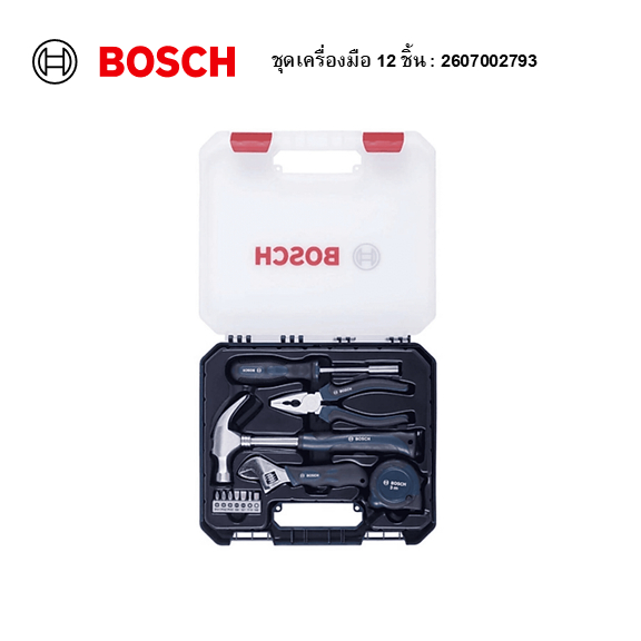 BOSCH ชุดเครื่องมือ 12 ชิ้น : 2607002793
