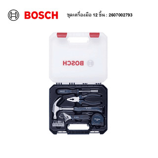 BOSCH ชุดเครื่องมือ 12 ชิ้น : 2607002793
