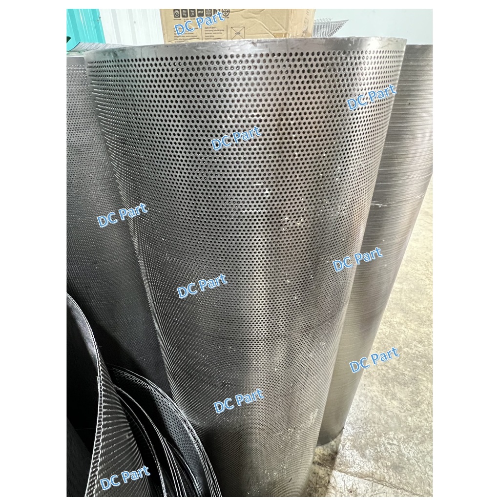 ขายยกแผ่น ตะแกรงปั้มรูกลมความหนา 1.0 มิล วัสดุเหล็กขาว ขนาด 122x244ซม. (4x8ฟุต) ใช้งานตกแต่ง คัดขนาด