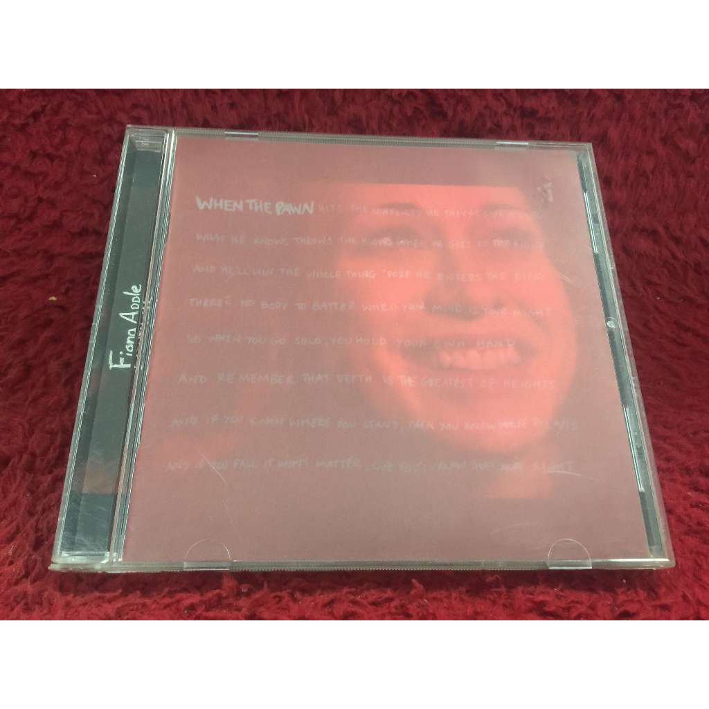 CD เพลงสากล Fiona Apple – When The Pawn สภาพตามรูปปก ZA119-45