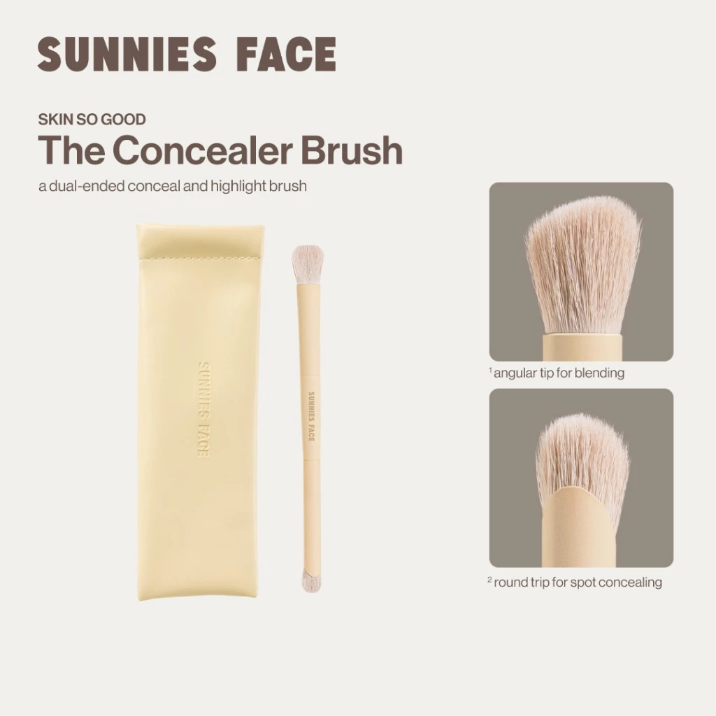 Sunnies Face The Concealer Brush [แปรงสำหรับคอนซีลเลอร์และไฮไลต์]