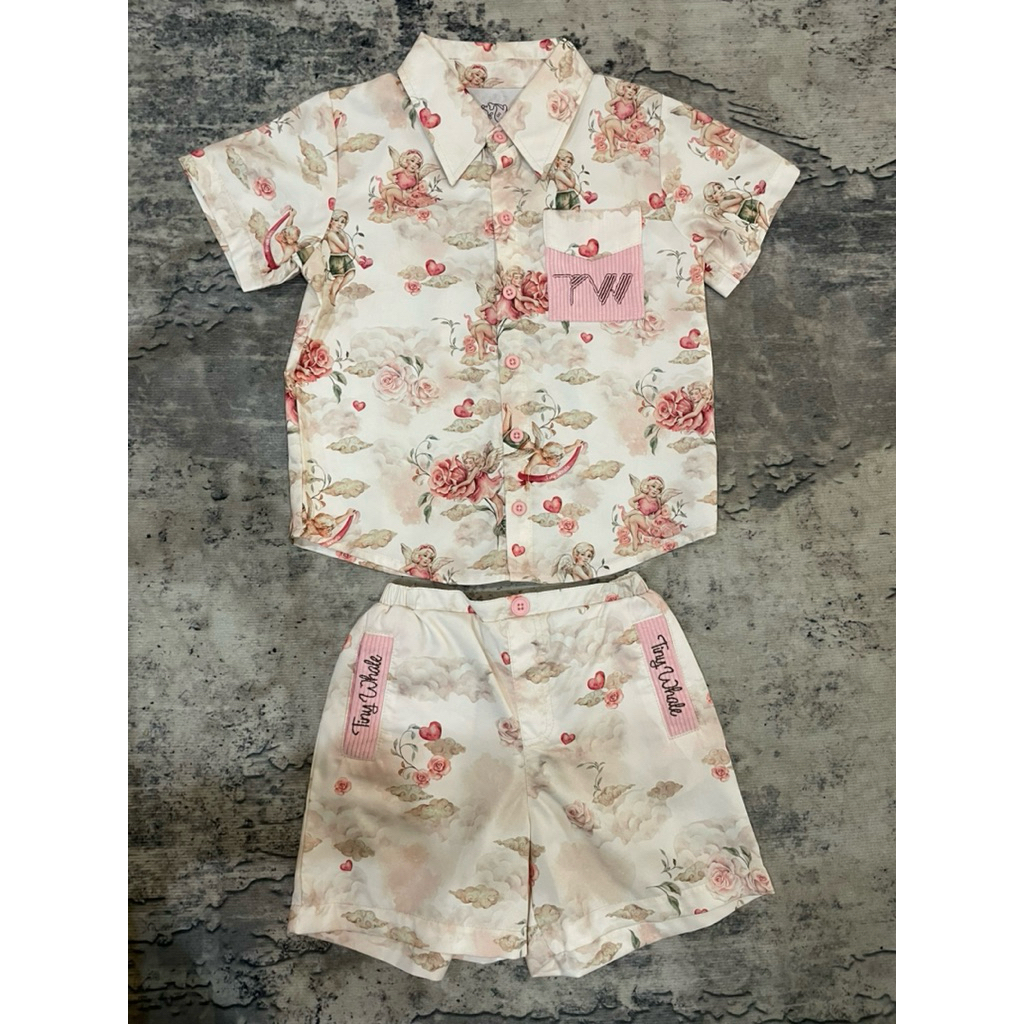 ชุดเซ็ตเด็กผู้ชาย Tiny Whale Size 4T Valentines ใส่ 1 ครั้ง