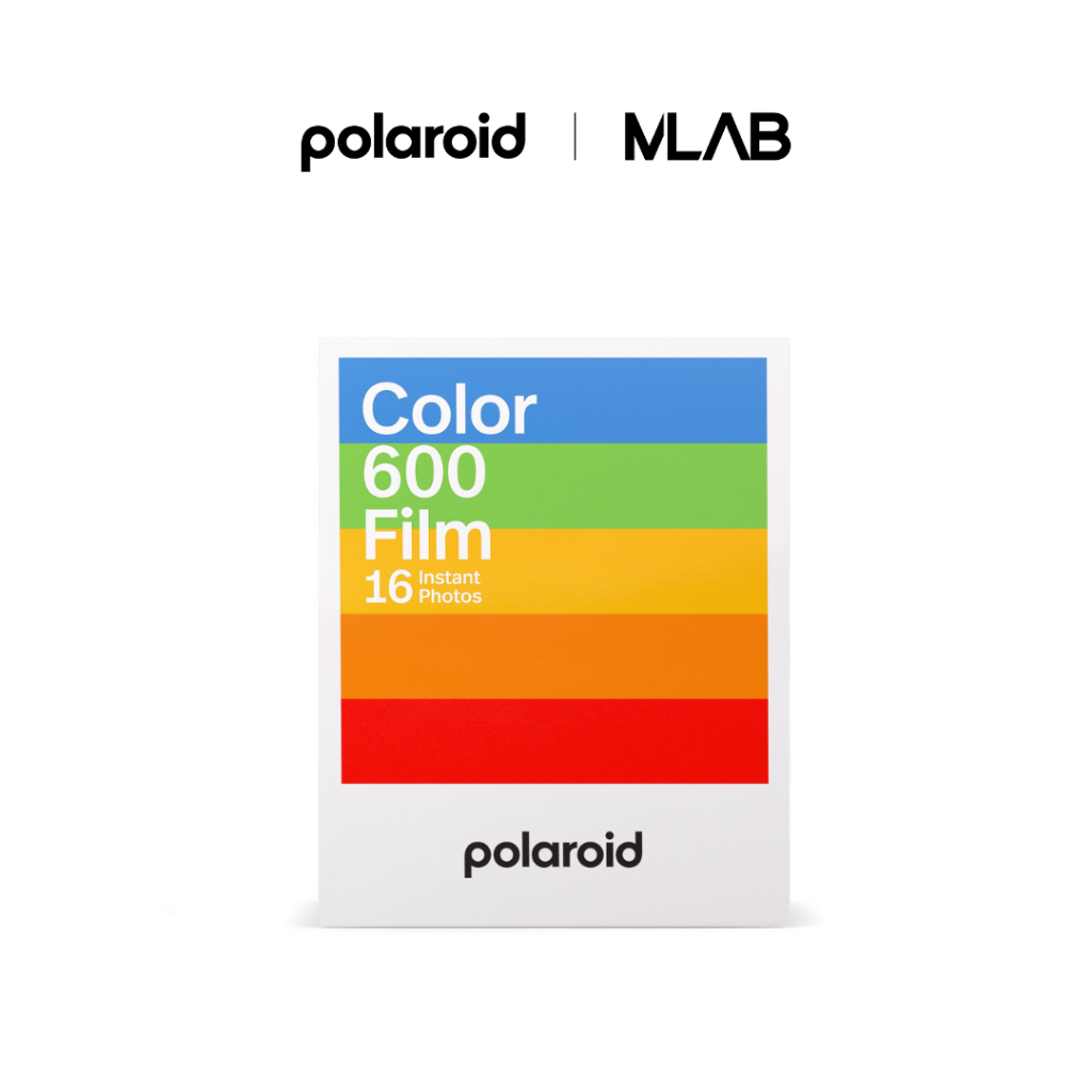 [Polaroid] Color 600 Film ฟิล์มสี ฟิล์มโพลารอยด์ ฟิล์มกล้องอินสแตนท์ (แพ็คคู่ 16 ภาพ)