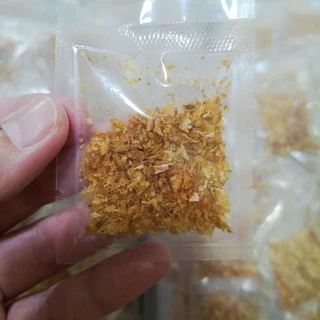 กระเทียมเจียว (แพ็ค 100 ซอง) เจียวใหม่ หอมกรอบ เกรด A กระเทียมเจียวแท้ 100%