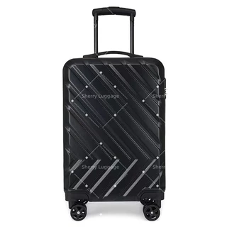 กระเป๋าเดินทาง Luggage ยุค น้ำหนักเบา กระเป๋าล้อลาก ล้อลากกระเป๋าล้อลาก 20 นิ้ว ABSย้อน suitcase