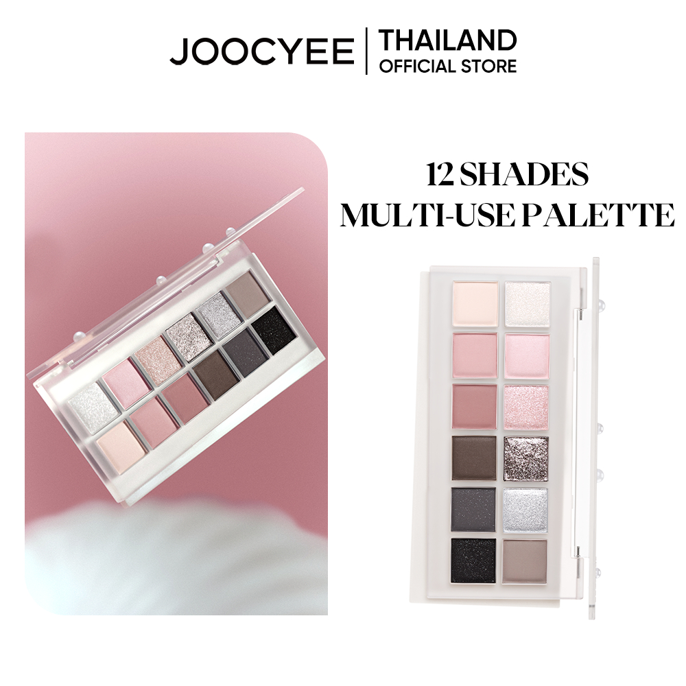 [ใหม่ 'The World is my Oyster' collection] JOOCYEE 12 SHADES MULTI-USE PALETTE 14g 05 NIGHT OF PEARL พาเลตต์ไข่มุก