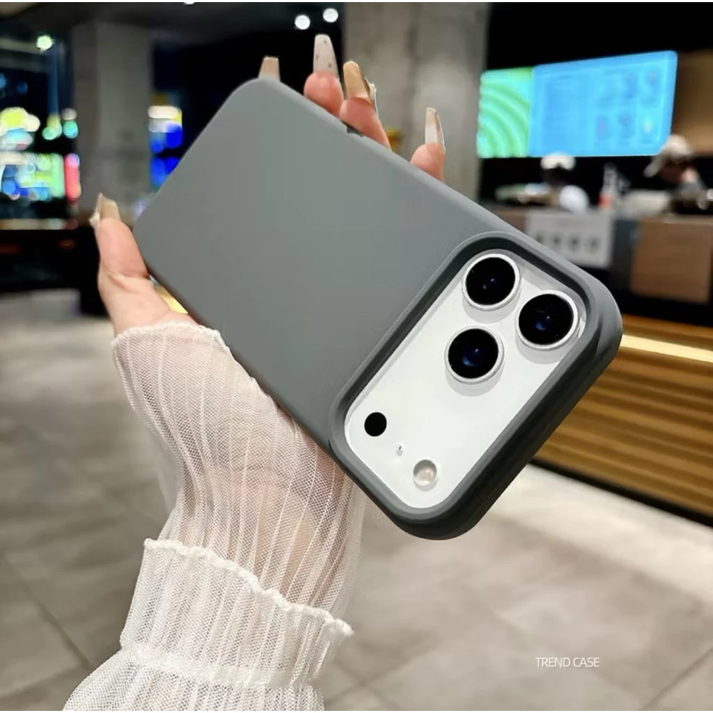 (มีส่งด่วน)เคสซิลิโคน ไอโฟน 17 ด้านในบุกำมะหยี่ 17 / Air / 17 Pro / 17 Promax thumbnail 6