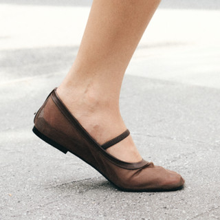 Madmatter - Essential MJ Flats Petite Mesh รองเท้าแมรี่เจน ส…