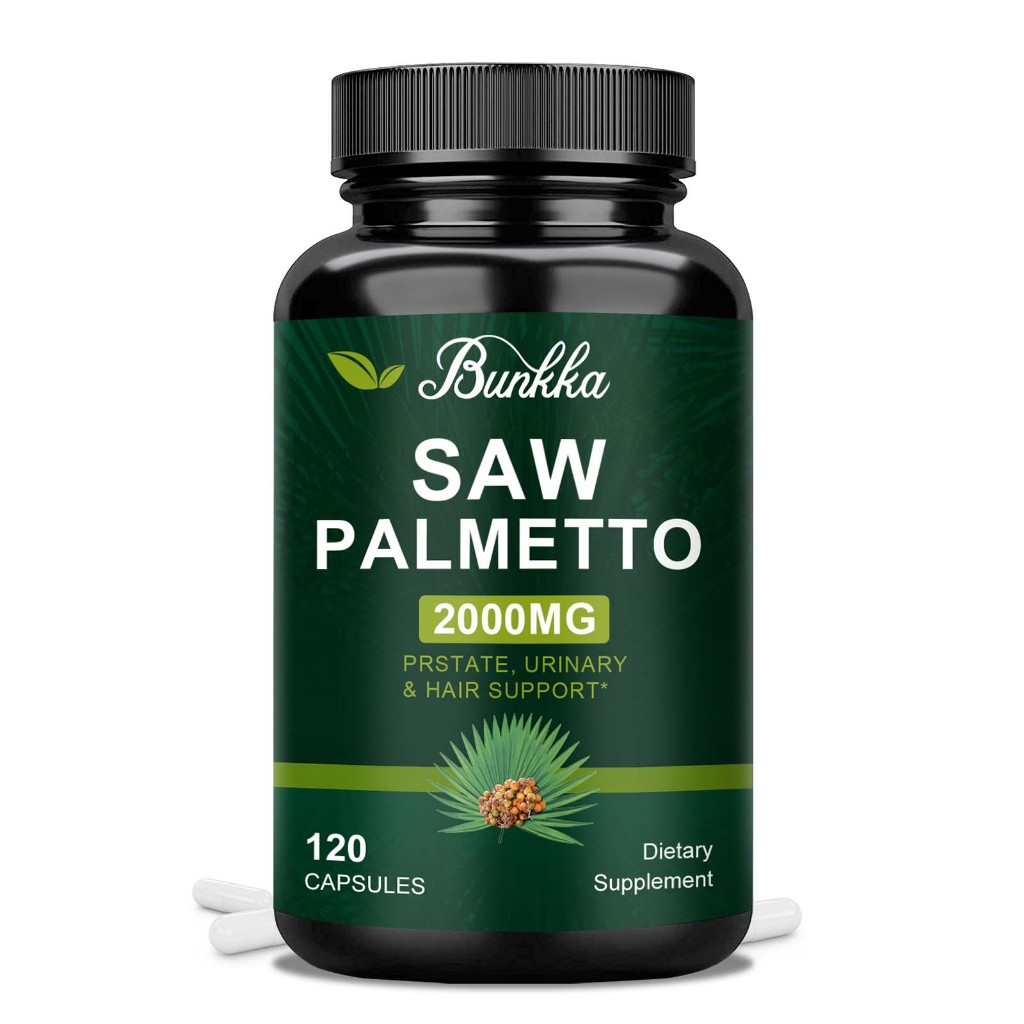 Bunkka Saw Palmetto Capsule for Men ซอว์พาลเมตโตสำหรับผู้ชาย ดูแลระบบทางเดินปัสสาวะ สมุนไพรเร่งผมยาว