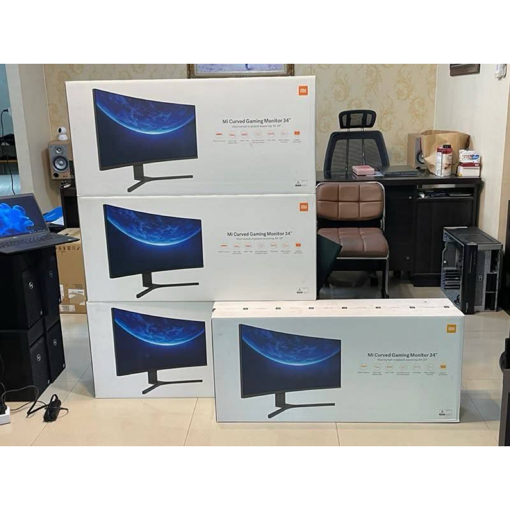 MONITOR (จอมอนิเตอร์) XIAOMI MI CURVED GAMING MONITOR 34 INCH (28589) (XMI-BHR5133GL)