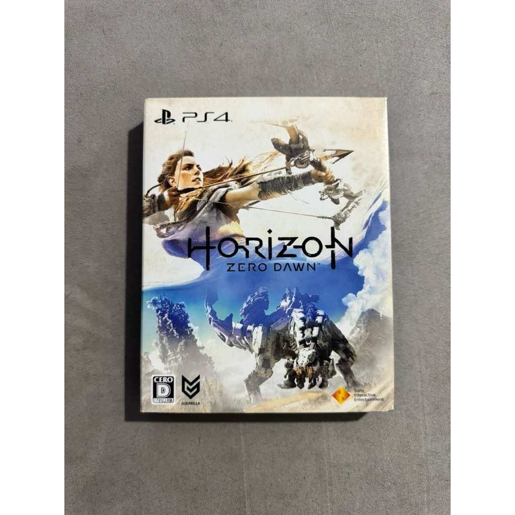 แผ่นPS4 Horizon Zero Dawn Japan limited initial Artbook