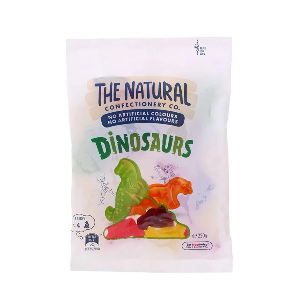 [ส่งด่วน] The Natural Confectionery Co. Dinosaur Jelly/Fruit Salad Jelly/Snakes Jelly 100g. /Berry Bliss Jelly 200g.
