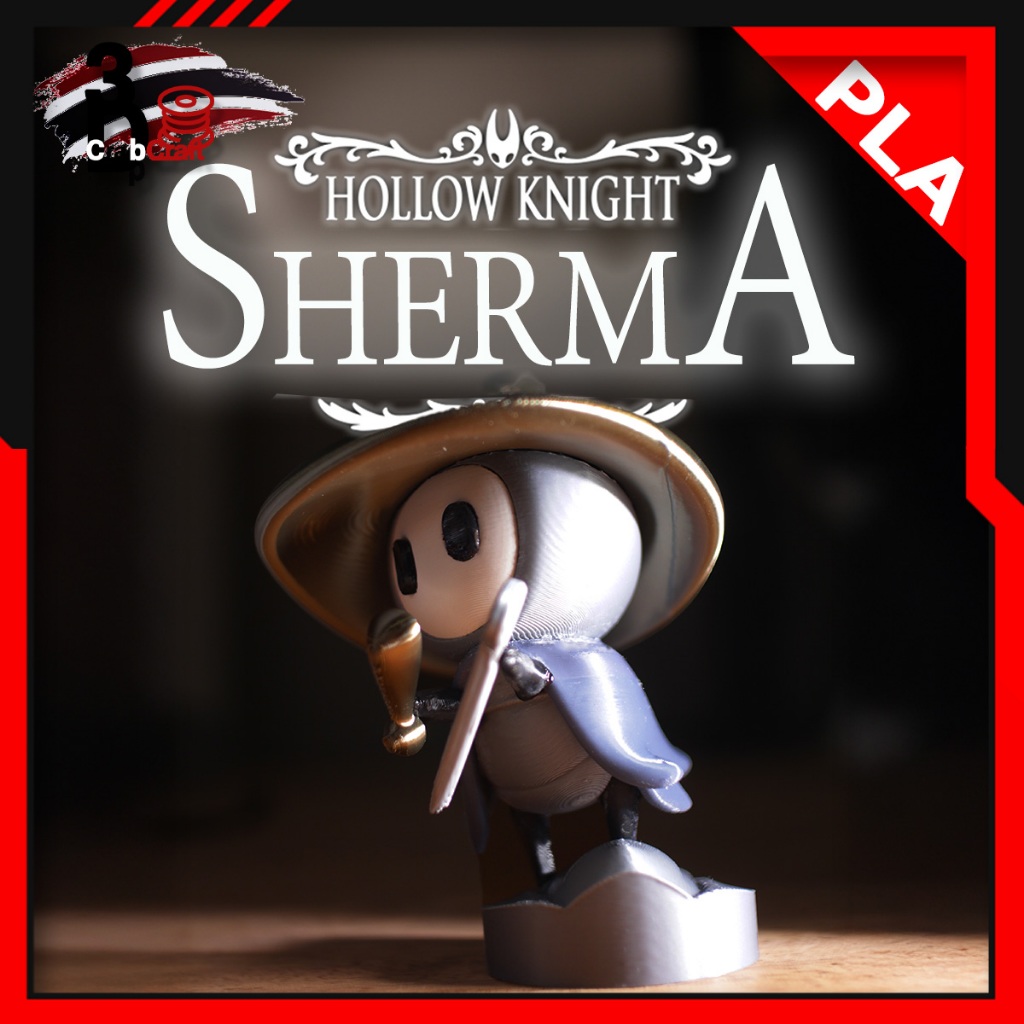Sherma 🎵 Hollow Knight  ฟิกเกอร์ 3D Print pi na somi mai ni set dana fon siu lobo~🎵