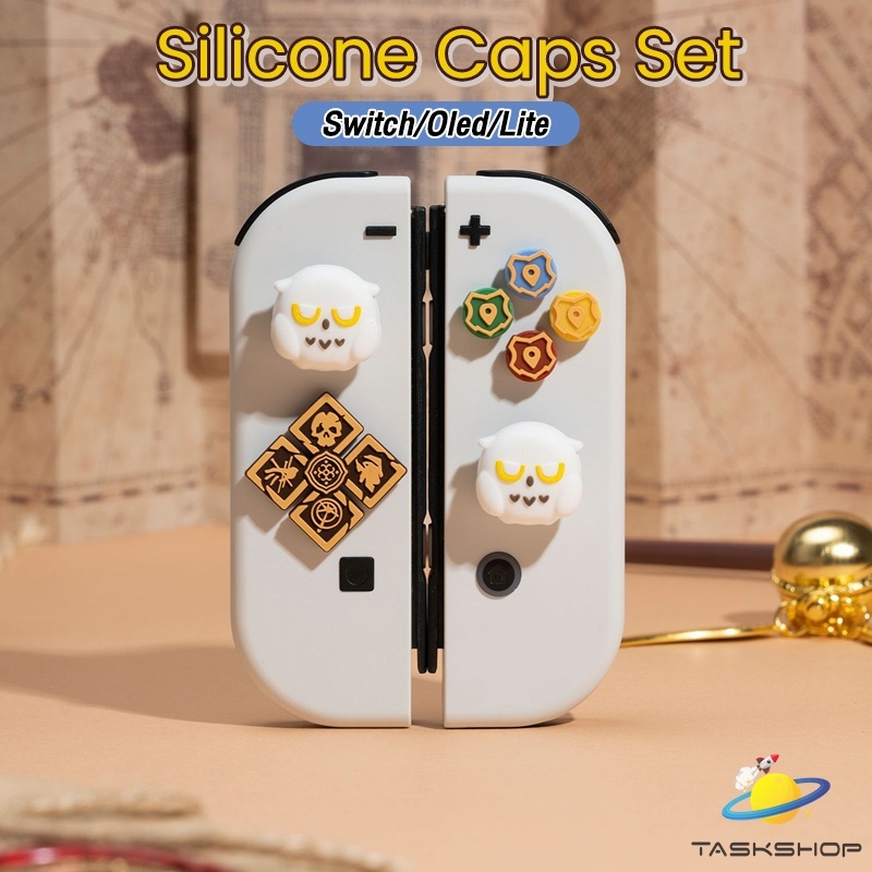 ใหม่ล่าสุด🔥ปุ่มทิศทาง D-Pad + ABXY สำหรับ Nintendo Switch Oled/V1/V2/Lite ลาย Hogwart legacy 🎮Set Joycon Controller Thum