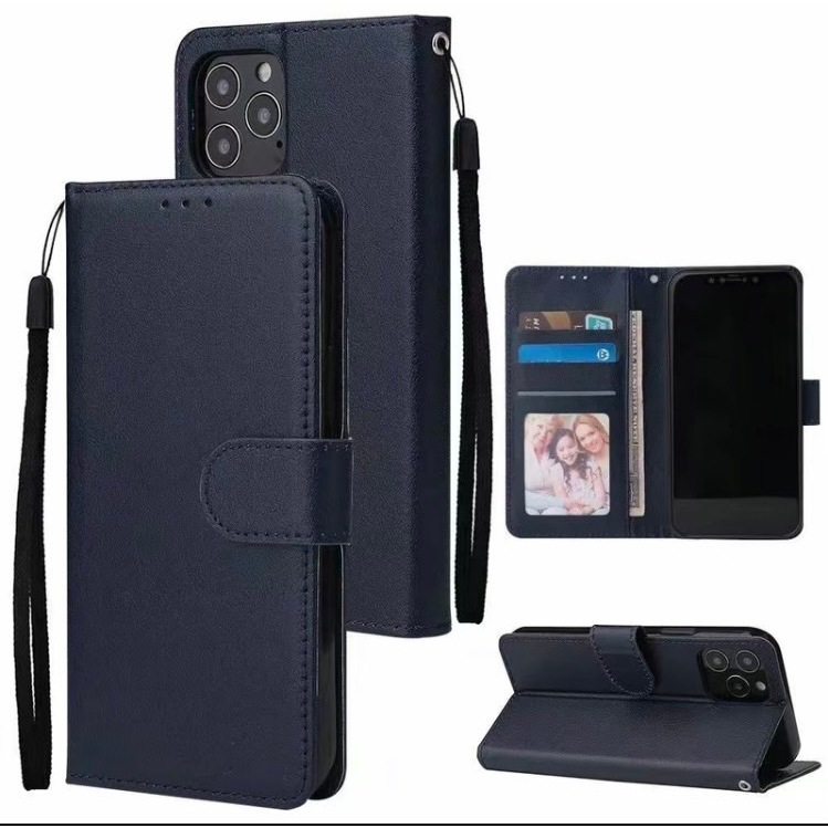 เคสหนังเปิด-ปิด Samsung A10 A10s A11 A12 A13(4G) A13(5G) A14(5G) A15(5G)  มีช่องใส่การ์ด ฝาปิดหน้าจอ แถมฟรีสายคล้องมือ - รูปที่ 3