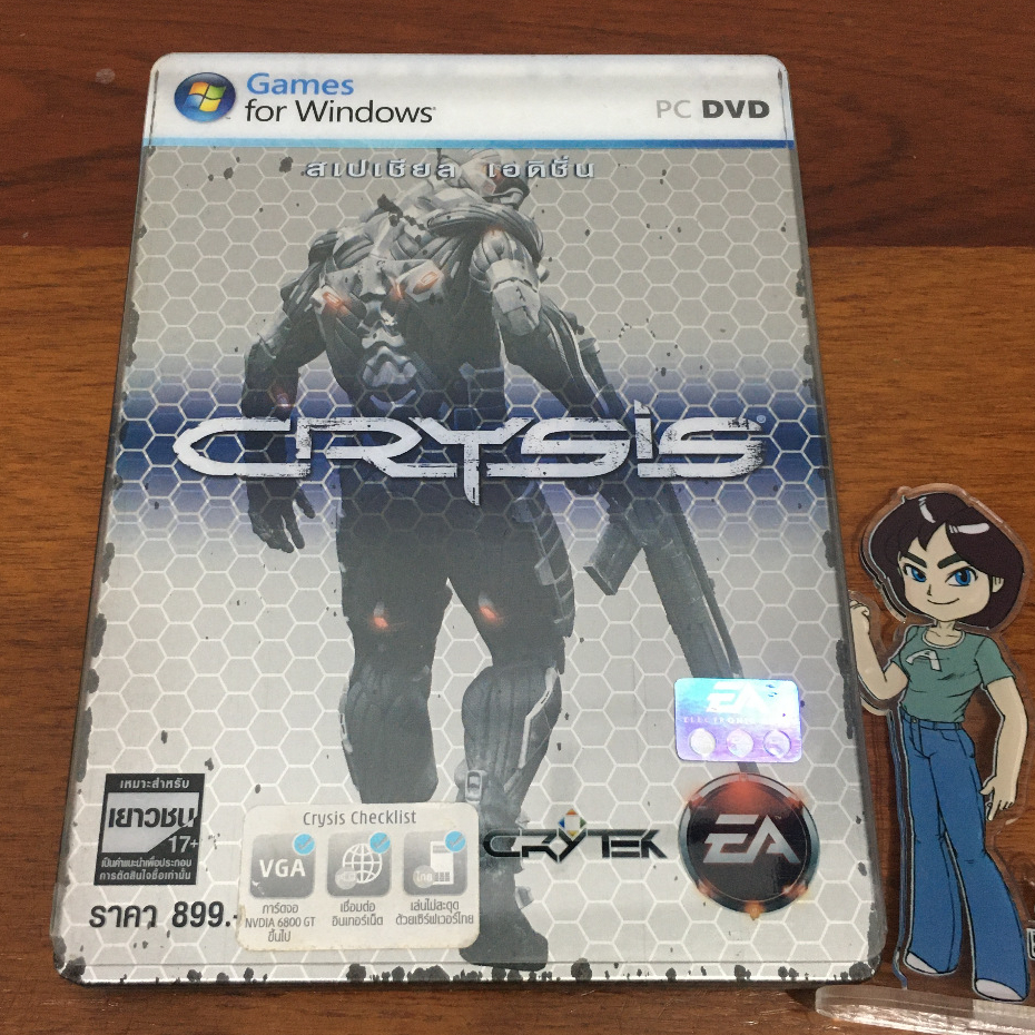 (มือสอง) แผ่นเกมส์ PC Game CRYSIS [SOUNDTRACK+BONUS FEATURES] (Special Edition SteelBook) (ปี 2007) 