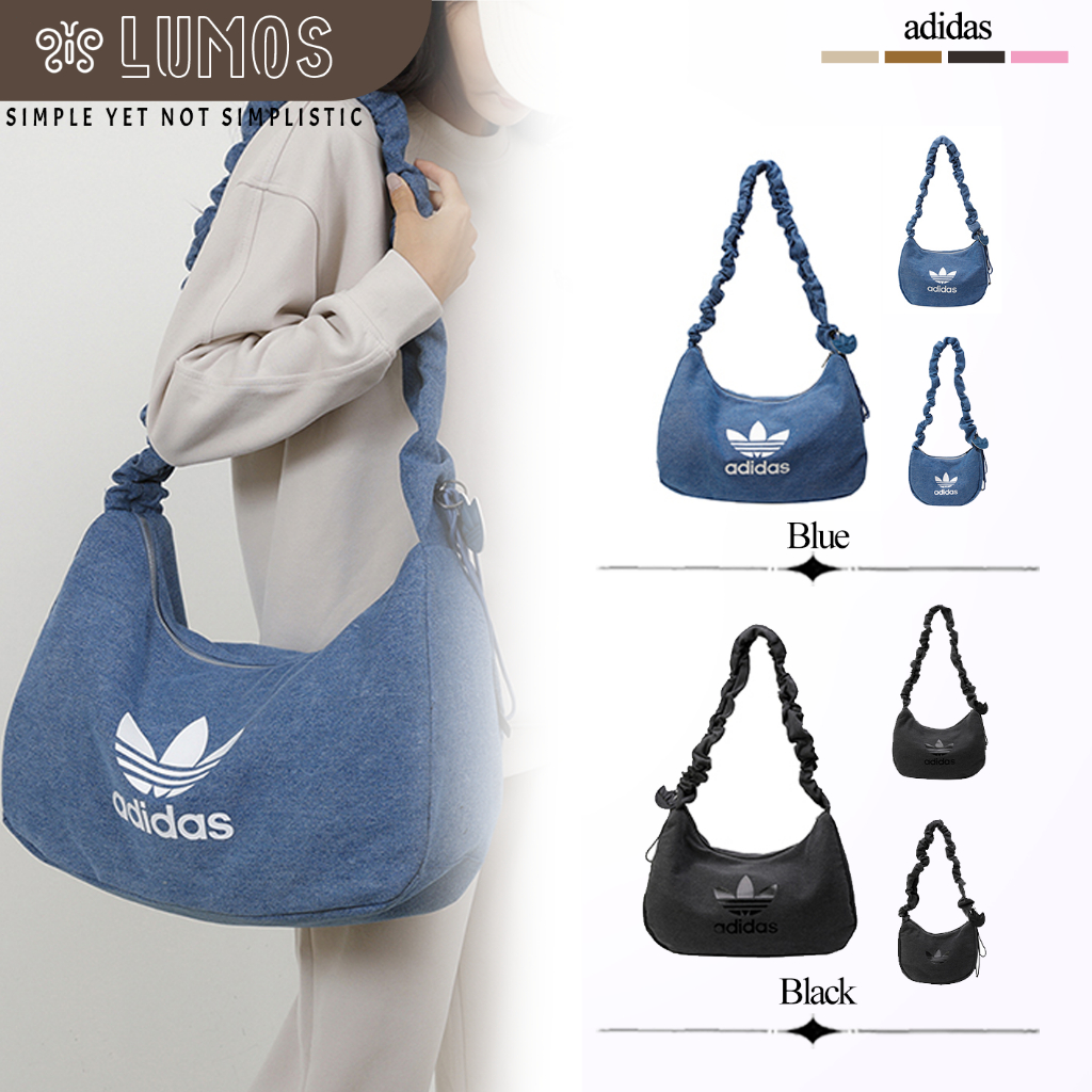 ✨รับหิ้วของจากเกาหลี✨ADIDAS กระเป๋าทรงก้อนเมฆ/กระเป๋าสะพายข้าง🔥