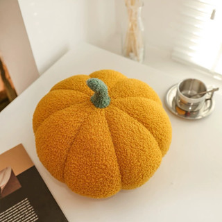 DUDEE หมอนอิงฟักทอง หมอนอิงโซฟา รูปฟักทองน่ารัก ผ้ากํามะหยี่…