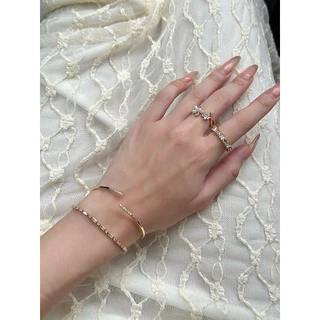 Socrush.bkk | DAISY PEARL ring | SR-043 | แหวน ดอกไม้ มุก เพชร