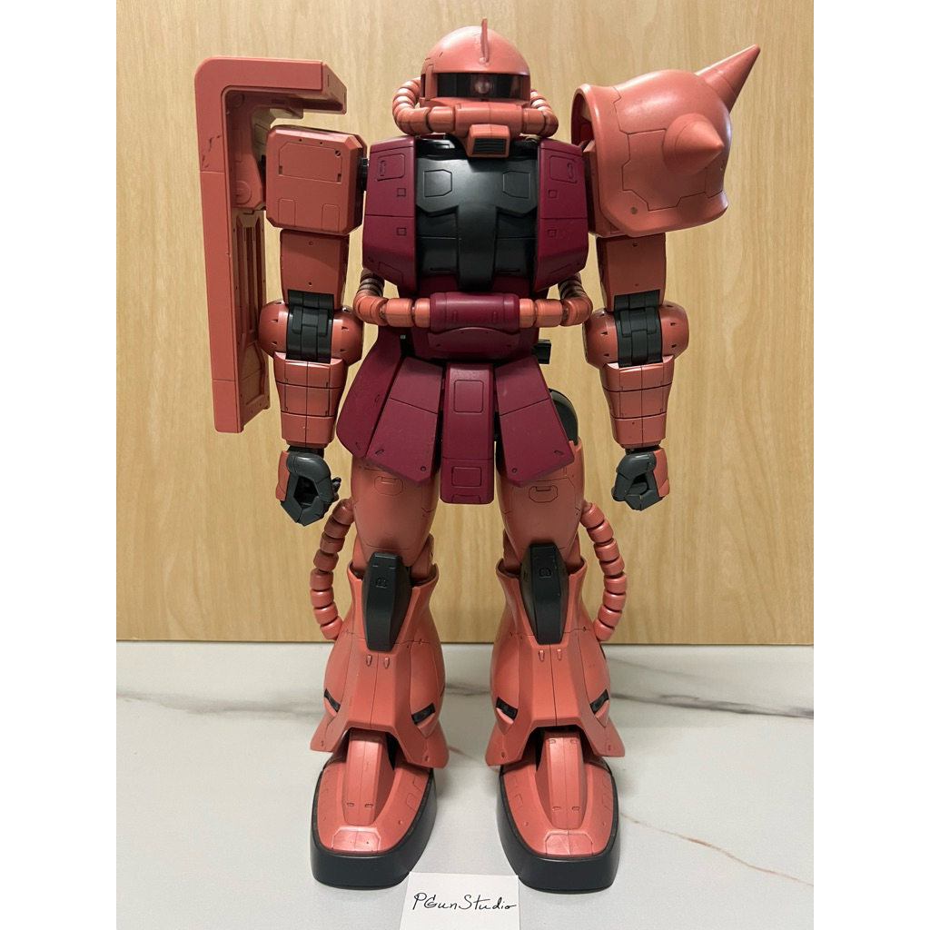 (ของแท้ : พร้อมส่ง) Bandai : Gundam MS-06S Char’s Zaku II Mega Size 1/48 ของไม่ครบ