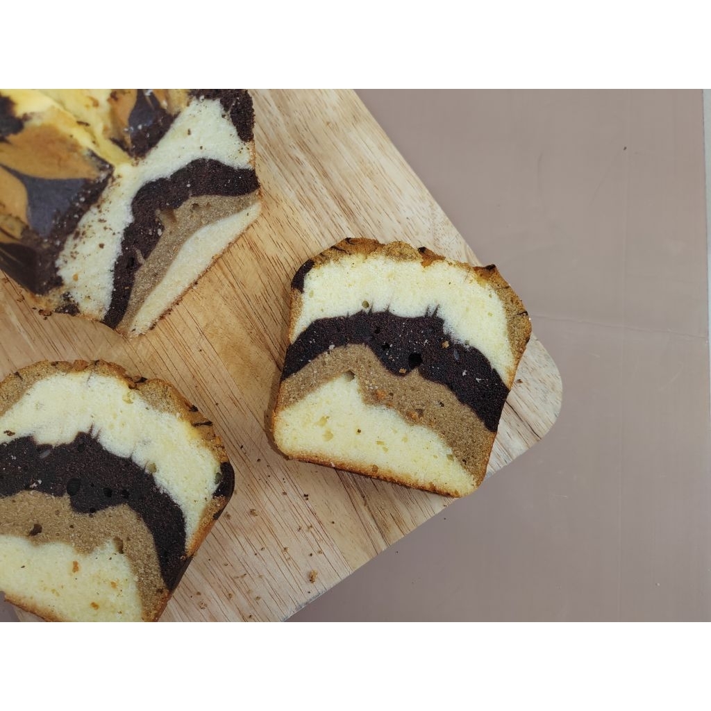 มาร์เบิ้ลพาวด์เค้ก(Marble​ Pound​ Cake)​ บัตเตอร์เค้กเนยสดแท้สูตรต้นตำหรับพาวด์เค้กไม่ใส่สารเสริมฯ