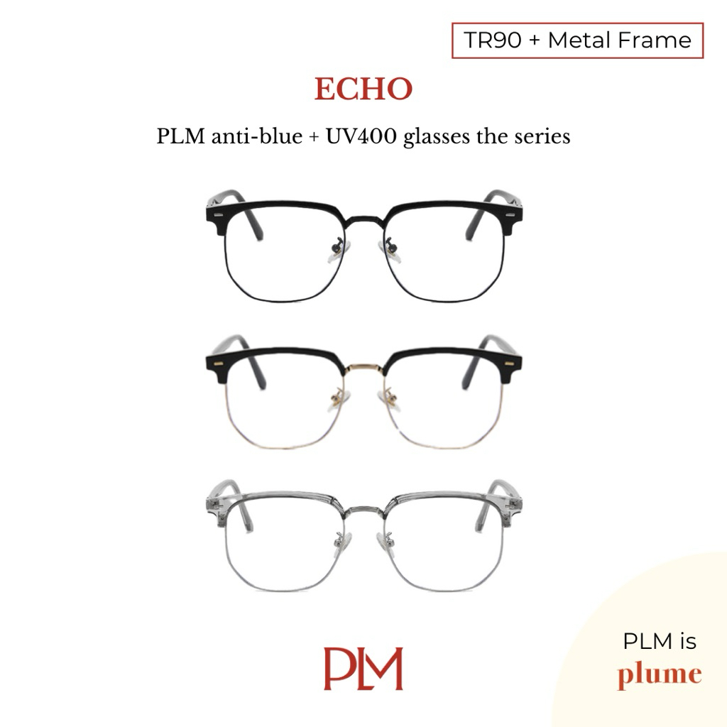 plume.bkk แว่นกรองแสงสีฟ้า รุ่น ‘Echo’ glasses