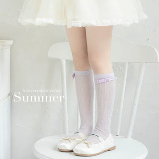 ถุงเท้าเด็ก ลูกไม้สไตล์เกาหลี ตาข่ายบาง - 4 น่ารักมากแม่ สำหรับน้อง 3-8 ขวบ New พร้อมส่งในไทย 🦁✨