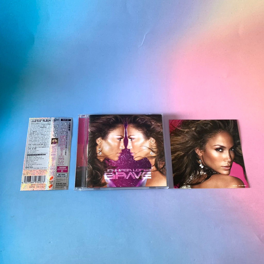 🛒 (พร้อมส่ง) CD ซีดีเพลง: Jennifer Lopez — Brave (Japan Bonus Track/first press edition) [Japan] x L